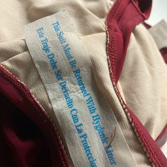 KONA SOL Swimwear, Small, Wine, Ruched, One piece‎ - Picture 7 of 13